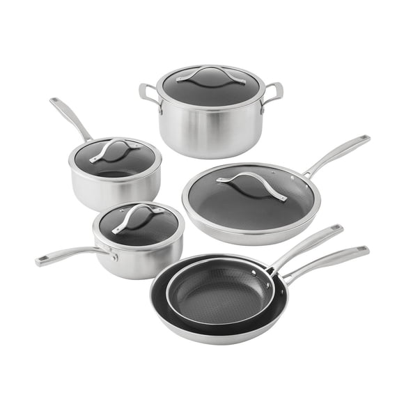Member's Mark 10-Piece Hybrid Ceramic Nonstick Cookware Set