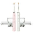 thumbnail image 1 of Philips Sonicare DiamondClean Power Toothbrush, Pink and White, 2 pk., 1 of 11