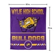 thumbnail image 7 of Logo Brands Wylie High School 60"x70" Super Plush Blanket, 7 of 7