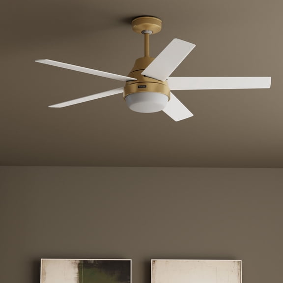 Hunter Aerodyne Wi-Fi ENERGY STAR Ceiling Fan with LED Light Kit and Handheld Remote, Assorted Sizes & Colors