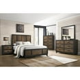 thumbnail image 3 of Harrison 6-Drawer MDF and Particle Board Dresser, Walnut, 3 of 5