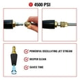 thumbnail image 3 of Universal Turbo Nozzle 80144 1/4-Inch Quick Connect, Hot- or Cold-Water Use RATED UP TO 4500 PSI, 3 of 3