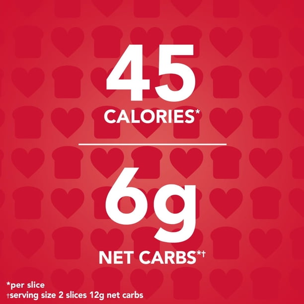 Sara Lee Delightful White Made With Whole Grain Bread, Keto