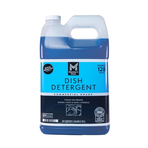 Member's Mark Commercial  Dish Detergent, 1 Gallon Jugs