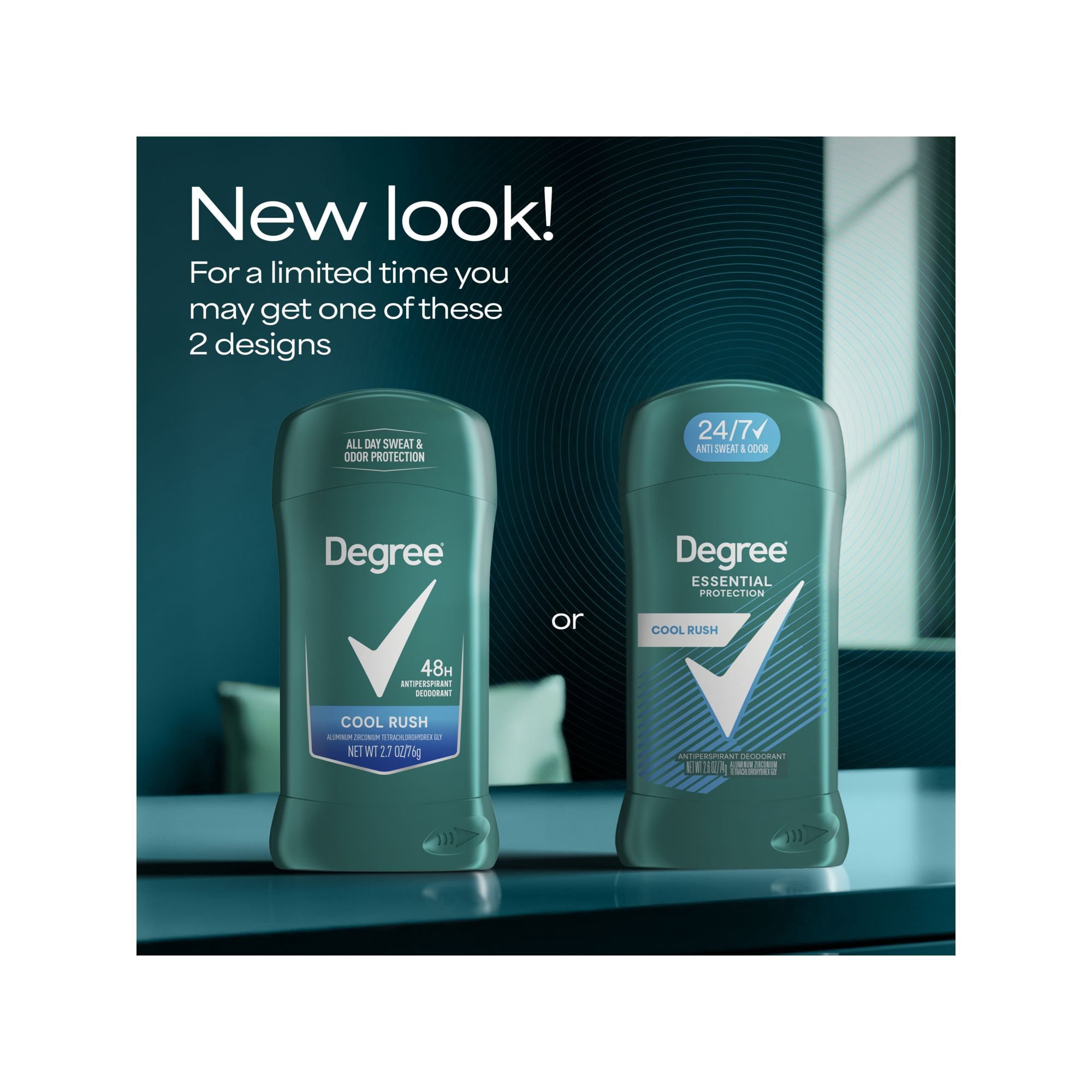 Degree for Men Cool Rush Deodorant, 2.6 oz., 5 pk. - Samsclub.com