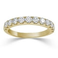 thumbnail image 2 of Round Cut Diamond Band in 14K Gold, 2 of 5