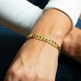 thumbnail image 4 of Miami Cuban Chain Bracelet in 14K Gold, 4 of 6