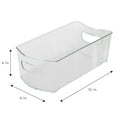 thumbnail image 4 of Smart Design 4 Pack Stackable Refrigerator Bin with Handles, 4 of 7