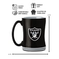 thumbnail image 3 of Logo Brands Las Vegas Raiders 14oz Relief Mug Set, 3 of 5