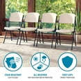 thumbnail image 4 of Lifetime Commercial Grade Contoured Folding Chair, Assorted Colors 4 Pack, 4 of 12