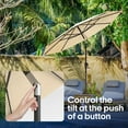 thumbnail image 5 of Above 9' Patio Market Umbrella OneClick Gen2 with Push Button Tilt, 5 of 9