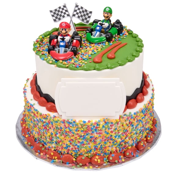 Super Mario Two-Tier Cake