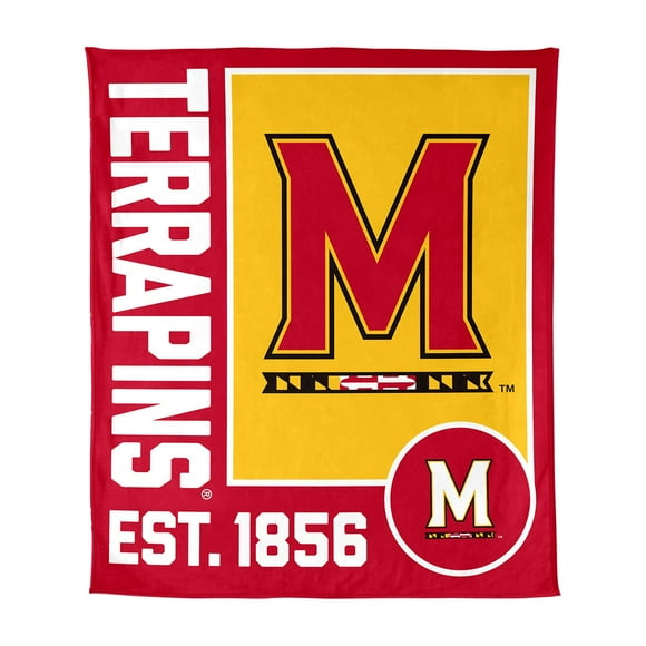 Logo Brands Maryland Terrapins 60"x70" Super Plush Blanket