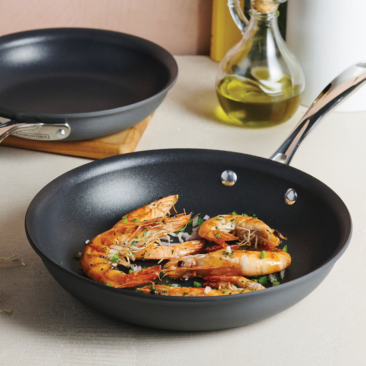 Tramontina 2-Piece Hard Anodized Nonstick Sauté Pans, 8