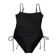thumbnail image 4 of Loft Women's Shirred Side Tie One-Piece Swimsuit, 4 of 5