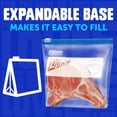 thumbnail image 6 of Ziploc Gallon Quart Freezer and Storage Slider Bags Variety Pack, Power Shield Technology, 149 ct., 6 of 7