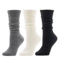 thumbnail image 1 of Cuddl Duds Women's 3Pk Cozy Slouch Sock, 1 of 4