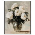 thumbnail image 2 of Cream Roses Vase Floral Canvas Print by Oliver Gal Prints, 2 of 4