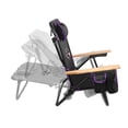 thumbnail image 6 of Logo Brands Baltimore Ravens Reclining Beach Chair, 6 of 7