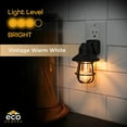 thumbnail image 5 of EcoScapes Vintage Black Cage LED Night Light 2 pk., 5 of 10