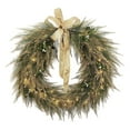 thumbnail image 2 of Member's Mark 32" Pre-Lit Cypress Wreath with Gold Shimmer, 2 of 4