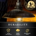 thumbnail image 5 of Classy Caps Dark Bronze Solar Barn Light, 5 of 8