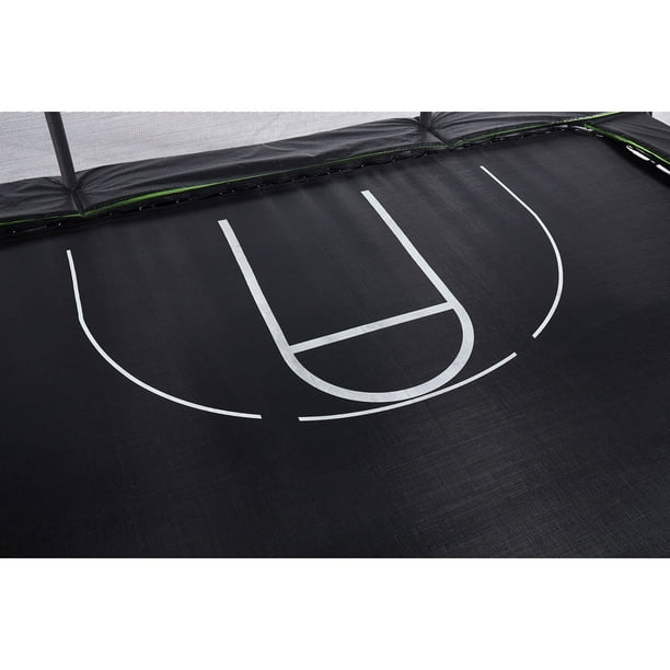 Jumpking 10' x 15' Rectangle Trampoline with Basketball Hoop