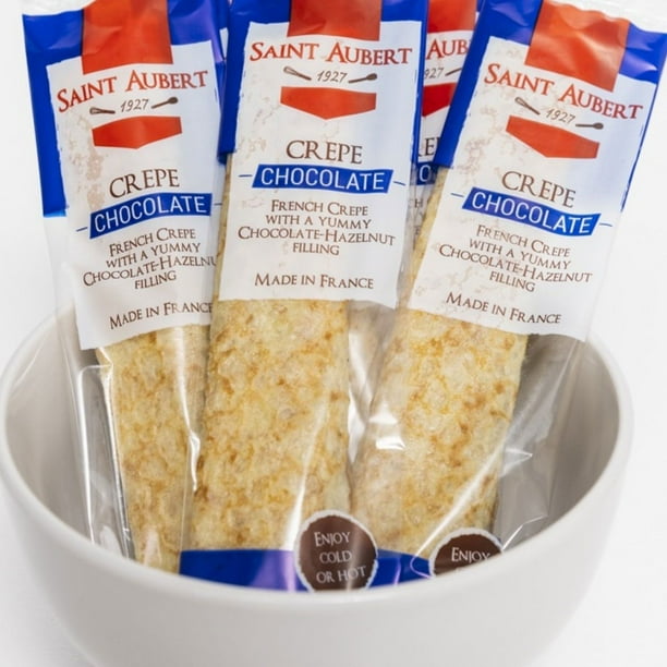 Saint Aubert Crepes, Chocolate Hazelnut, Frozen (18 ct