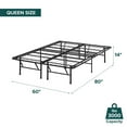 thumbnail image 8 of Zinus Night Therapy Reinforced SmartBase® 14” Platform Bed Frame/Mattress Foundation, 8 of 8