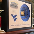 thumbnail image 2 of YouTheFan West Virginia Mountaineers 25-Layer Basketball Stadium View 3D Wall Art, 2 of 5