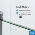 thumbnail image 19 of Breeze 36” x 36” x 77” Corner Shower Kit with Clear Glass, Walls, Base and Hardware, 19 of 20