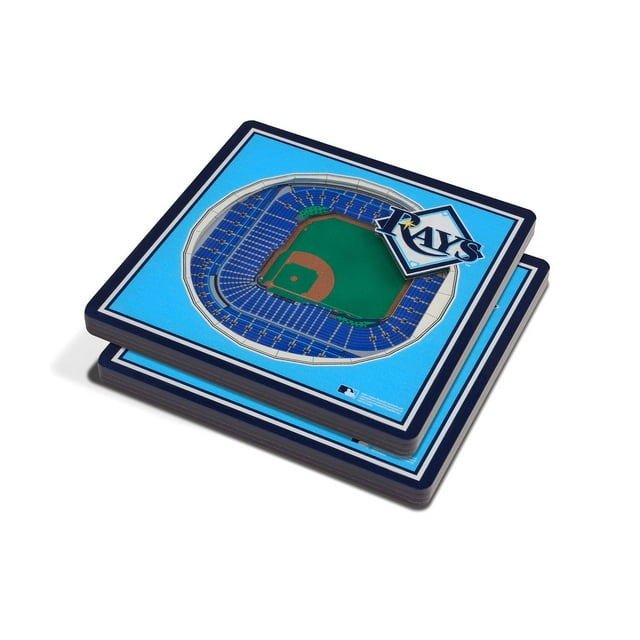 YouTheFan MLB 3D Stadium View Coasters, Assorted Teams