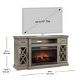 thumbnail image 3 of Member's Mark Lochlan 66" Media Fireplace, Gray Finish, 3 of 9