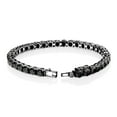 thumbnail image 4 of Men's Gemstone Tennis Bracelet in Sterling Silver, 4 of 8