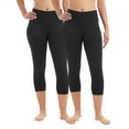 thumbnail image 1 of Member's Mark Ladies 2 Pack French Terry Luxe Capri Legging, 1 of 9