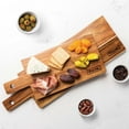 thumbnail image 1 of Viking Acacia Wood 2-Piece Paddle and Cutting Board Serving Set, 1 of 11