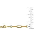 thumbnail image 2 of High-Polish Paperclip Chain Bracelet in 14K Yellow Gold, 2 of 8