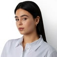 thumbnail image 5 of High Polish Hoop Earrings in 14K Gold, 5 of 6