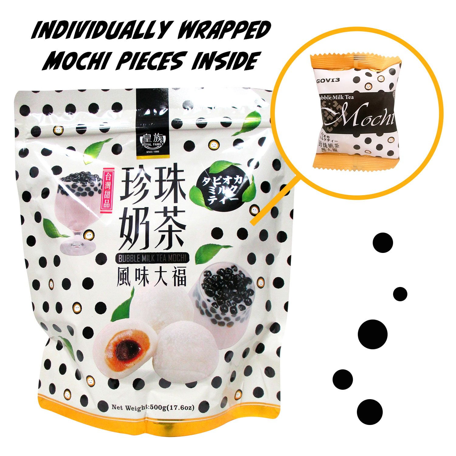 Royal Family Bubble Milk Tea Mochi, 17.6 oz. - Samsclub.com