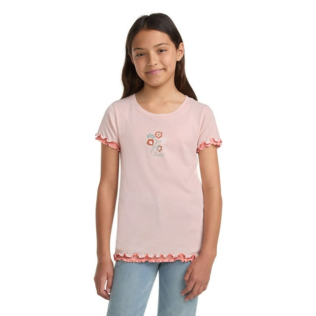 Levi's Girls Lettuce Trim Tee Shirt