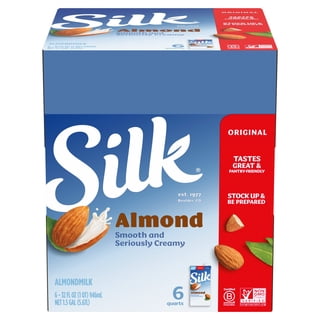 Silk Shelf Stable, Dairy Free, Original Almond Milk, 32 fl. oz., 6 pk.