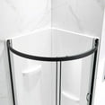 thumbnail image 10 of Breeze 38” x 38” x 77” Corner Shower Kit with Clear Glass, Walls, Base and Hardware, 10 of 21
