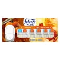 thumbnail image 1 of Febreze PLUG Air Freshener, Pumpkin Roll & Crisp Fall Breeze, 1 Warmer + 5 Refills, 4.35 fl. oz., 1 of 10