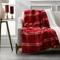 thumbnail image 1 of Member's Mark Plaid Faux Fur Throw, 60"x70", 1 of 3