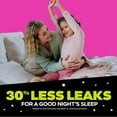 thumbnail image 4 of Ninjamas Nighttime Bedwetting Underwear for Girls, Sizes Small-Extra Large, 4 of 11