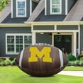 thumbnail image 2 of Logo Brands Michigan Wolverines Pre-Lit 10'x6' Inflatable Football, 2 of 6