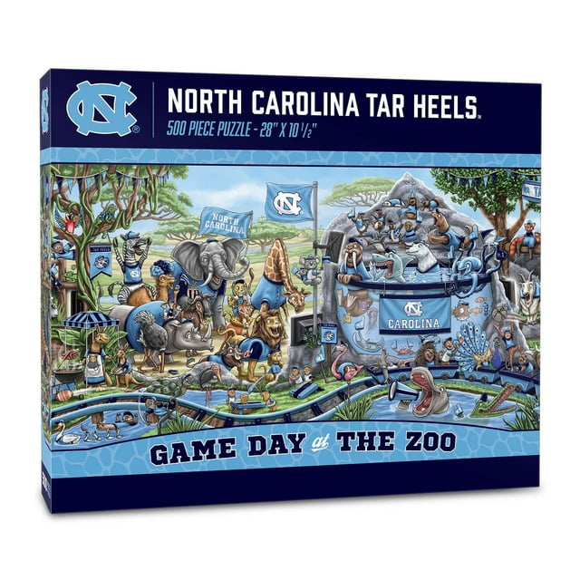 YouTheFan NCAA Game Day At The Zoo 500pc Puzzle, Assorted Teams