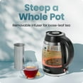 thumbnail image 4 of Chefman Fast-Boil 1.8L Electric Kettle, 1500W with Removable Tea Infuser, 4 of 7