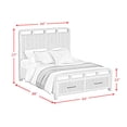 thumbnail image 2 of Society Den Woodridge Storage Bed in Natural, Assorted Sizes, 2 of 8