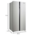 thumbnail image 3 of Hamilton Beach 20.6 Cu. Ft. Side-By-Side Refrigerator, Platinum, 3 of 7